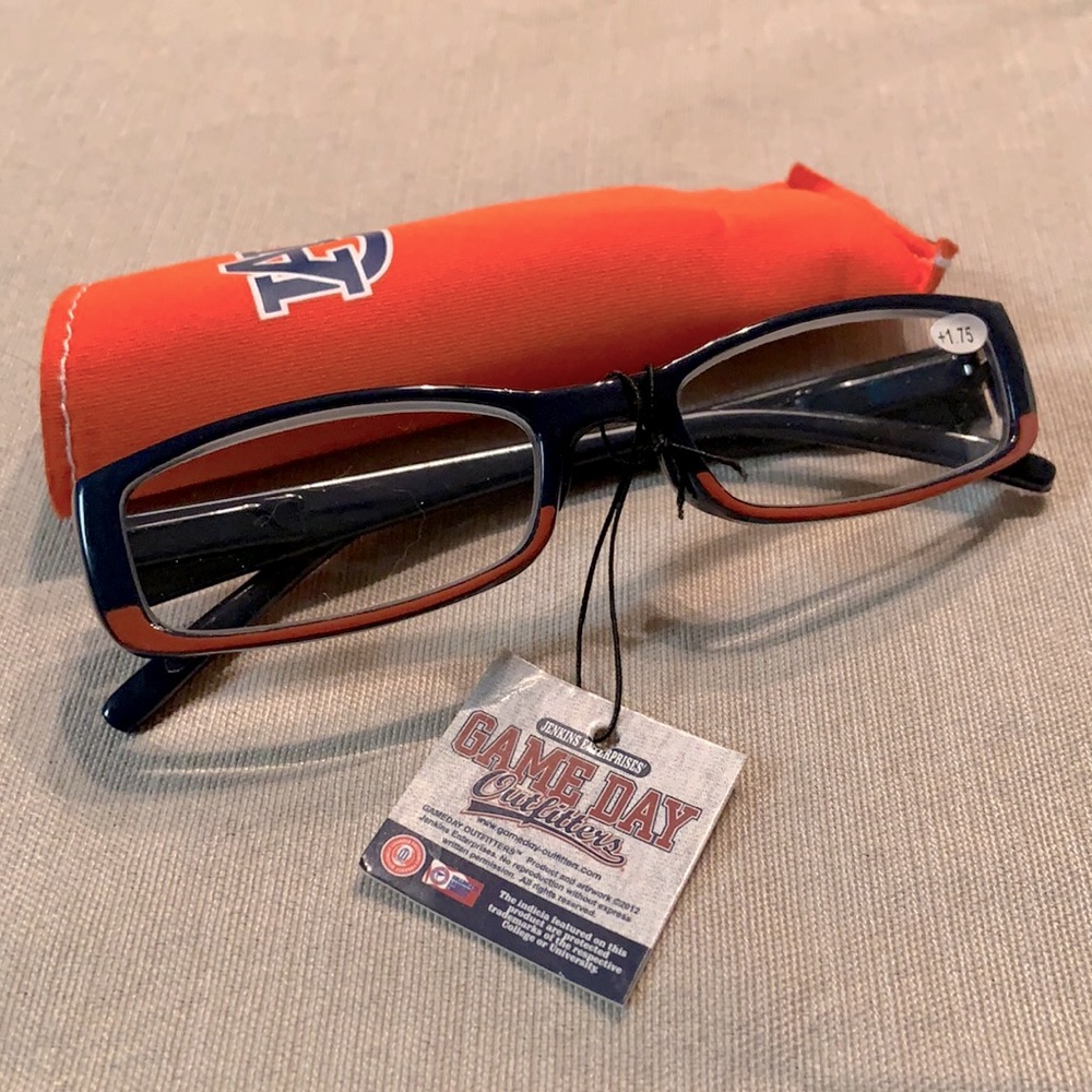 NWT Auburn University Readers +1.75 Strength